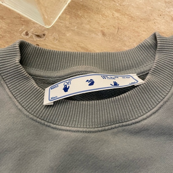 Virgil Abloh main label xxs sweatshirt like new - Picture 2 of 15